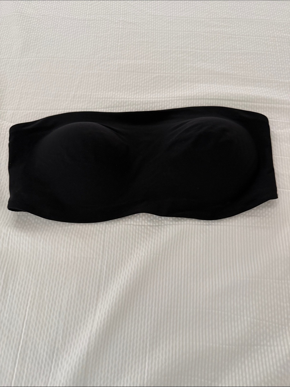 Chantelle Black Strapless Bandeau with Molded Cups